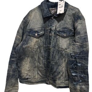 OXYD NWT Faded Blue Denim Jacket